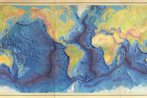 World ocean geographical maps close-up World ocean geographical maps close-up